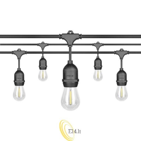 LED girlianda 24V 10 m 10x E27