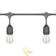 LED girlianda 24V 10 m 10x E27