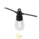 LED girlianda 24V 6,5 m 10x LED 2700K lašo formos liepsnos efektas