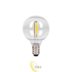 LED lemputė E12 Filament G40 24V 1W PC, 5 vnt.