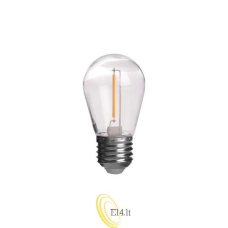 LED lemputė E27 Filament ST14 2700K 1W, 10 vnt.