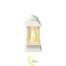 LED žibintas 9 cm 1800K 3xAG10 liepsnos efektas baltas