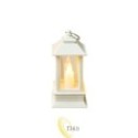 LED žibintas 9 cm 1800K 3xAG10 liepsnos efektas baltas