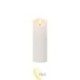 LED žvakė 5x18cm 2000K 2xAA liepsnos efektas balta