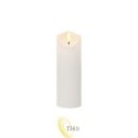 LED žvakė 5x18cm 2000K 2xAA liepsnos efektas balta