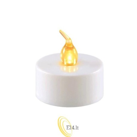 LED žvakė tealight 4 cm 2000K 3xAG10 liepsna – 24 vnt.