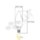 LED lemputė E14 šilta 5W 8SMD 5630 230V
