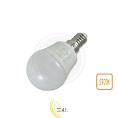 LED lemputė E14 šilta 6W 11SMD 2835 230V