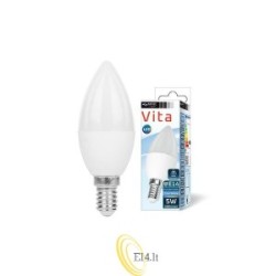LED lemputė E14 Vita C37 6200K 5W 7SMD 2835 230V