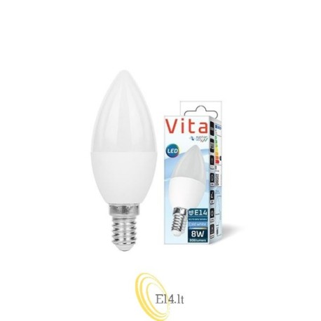 LED lemputė E14 Vita C37 6500K 8W SMD 2835 230V