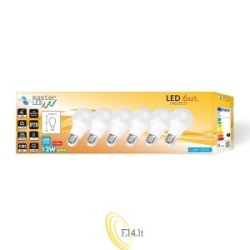 LED lemputė E27 A60 Vita 4000K 12W SMD 2835, 6 vnt.