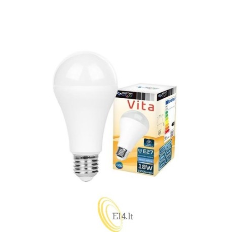 LED lemputė E27 A65 Vita 2700K 18W SMD 2835 230V