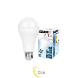 LED lemputė E27 A65 Vita 6200K 18W SMD 2835 230V