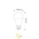 LED lemputė E27 su mikrobangų jutikliu A60 4000K 11W