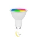 LED lemputė GU10 WIFI RGB+WW/CW 5W Tuya