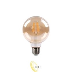 LED lempa E27 Filament 3-Dimm G95 2700K 6W Ambe
