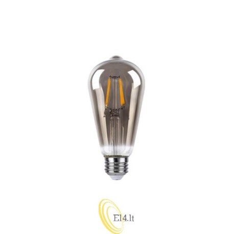 LED lempa E27 Filament 3-Dimm ST64 2700K 6W Smo.