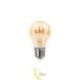 LED lempa E27 Filament Dimm A60 2200K 4W gintarinė