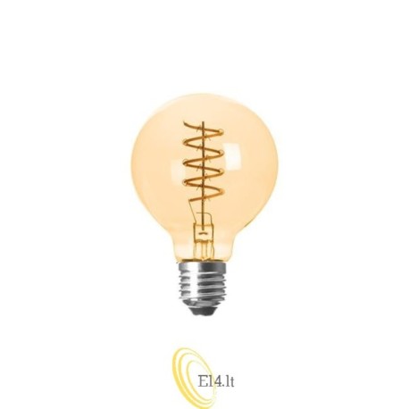 LED lemputė E27 Filament Dimm G80 2200K 4W gintarinė