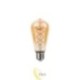 LED lemputė E27 Filament Dimm ST64 2200K 4W gintarinė