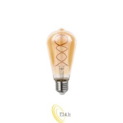 LED lemputė E27 Filament Dimm ST64 2200K 4W gintarinė