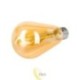 LED lemputė E27 Filament ST64 2200K 6W gintarinė