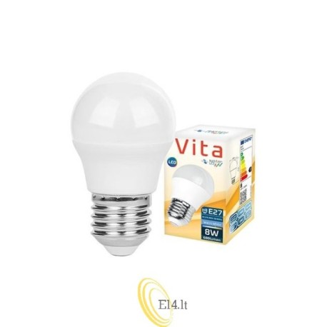 LED lemputė E27 G45 Vita 2700K 8W 2835 230V