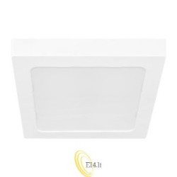LED lubinis kvadratinis paviršinis panelis Bingo 18W 4000K