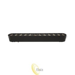 LED lempa Luxo 48V 12W 4000K Linea 24° juoda