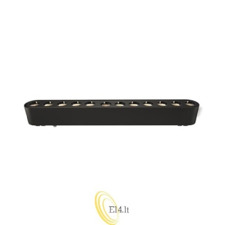 LED lempa Luxo 48V 12W 4000K Linea 24° juoda