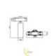 LED lempa Luxo 48V 15W 4000K Spot 36° balta