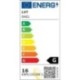 LED lempa Luxo 48V 16W 4000K Linea 24° juoda