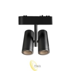 LED lempa Luxo 48V 16W 4000K Ringo Duo 36° juoda