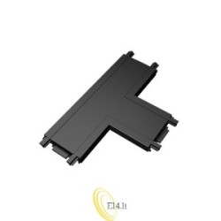Jungtis Luxo 48V paviršinio montavimo bėgiui, T tipo, juoda