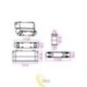 Luxo 48V pagrindas Linea 6W baltas