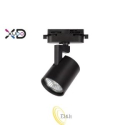 LED prožektorius 1 fazės bėgiui GU10 juodas
