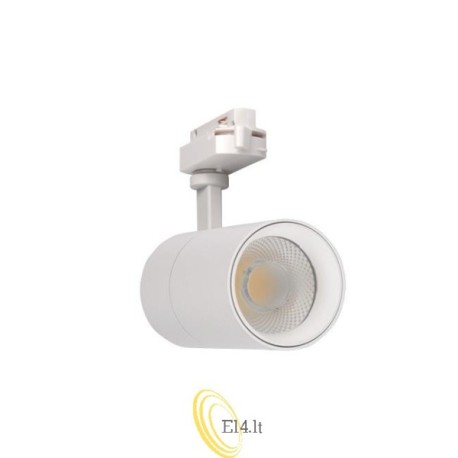 LED prožektorius 1 fazės bėgiui Pulso 20W 3CCT baltas
