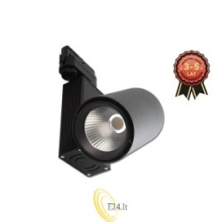 LED prožektorius 3 fazių bėgiui Oro 30W 3000K 24° juodas