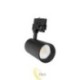 LED prožektorius 3 fazių bėgiui Pulso 20W 3CCT juodas