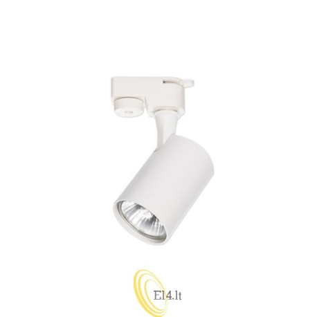 Bėginis prožektorius 1 fazės GU10 Elion 55 mm baltas