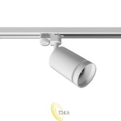 Bėginis prožektorius 1 fazės GU10 Ring 70 mm baltas