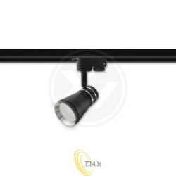 Bėginis prožektorius 1 fazės GU10 Silvio 60 mm juodas