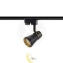 Bėginis prožektorius 1 fazės GU10 Silvio Gold 60 mm juodas