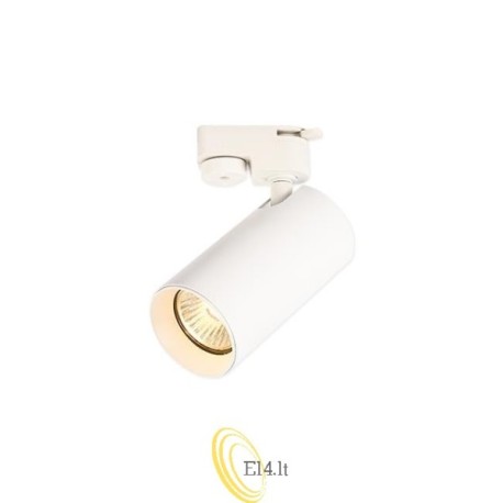 Bėginis prožektorius 1 fazės GU10 Tangi 60 mm baltas