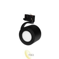 Trifazis bėginis prožektorius AR111 Robio 120 mm juodas