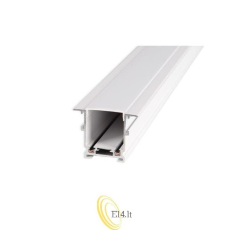 Bėginis laidas Luxo 48V įleidžiamas su viduriu 2m baltas
