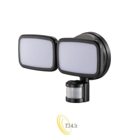 LED prožektorius SMD Cori 20W 4000K juodas + judesio jutiklis
