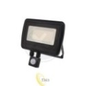 LED prožektorius SMD Linga 50W 4500K juodas PIR