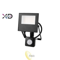 LED prožektorius SMD Mola 20W 4500K juodas PIR