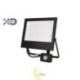 LED prožektorius SMD Mola 100W 4500K juodas PIR
